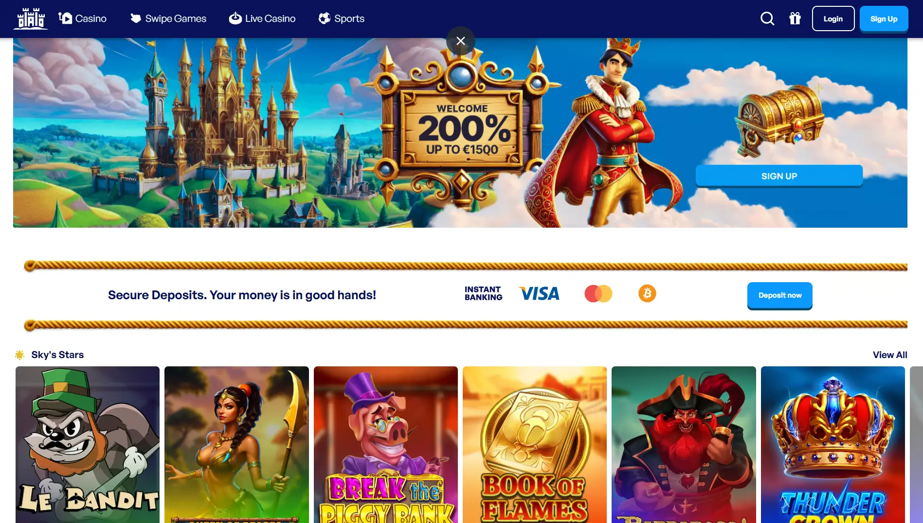 SkyHills Casino: bonussen en exclusieve promoties image 1